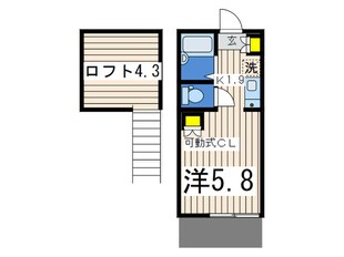 コンフォールＫの物件間取画像